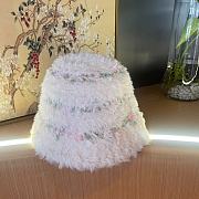 Fortok Chanel 2024 Fluffy Hat White - 2