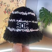 Fortok Chanel 2024 Fluffy Hat Black - 1