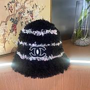 Fortok Chanel 2024 Fluffy Hat Black - 4
