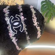 Fortok Chanel 2024 Fluffy Hat Black - 3