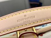 Fortok Louis Vuitton Nano Diane Baguette Handbag Multicolor White M14194 19x10.5x6cm - 2