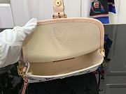 Fortok Louis Vuitton Nano Diane Baguette Handbag Multicolor White M14194 19x10.5x6cm - 4