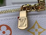 Fortok Louis Vuitton Pochette Cosmetic Bag Multicolor White M13743 27x18x9cm - 2