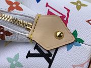 Fortok Louis Vuitton Pochette Cosmetic Bag Multicolor White M13743 27x18x9cm - 5