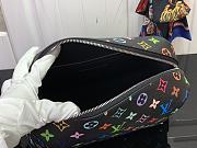 Fortok Louis Vuitton Pochette Cosmetic Bag Multicolor Black M13743 27x18x9cm - 2