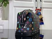 Fortok Louis Vuitton Small Cosmetic Bag Black Multicolor M13744 19x12×6cm - 5