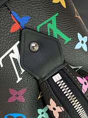 Fortok Louis Vuitton Small Cosmetic Bag Black Multicolor M13744 19x12×6cm - 6