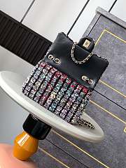Fortok Chanel Super Shiny Sequins Bag Black 20cm - 4
