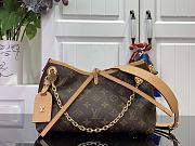Fortok Louis Vuitton CarryAll BB Bag Brown Monogram Coated Canvas M13014 26×17x10cm - 1