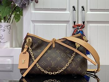 Fortok Louis Vuitton CarryAll BB Bag Brown Monogram Coated Canvas M13014 26×17x10cm