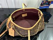 Fortok Louis Vuitton CarryAll BB Bag Brown Monogram Coated Canvas M13014 26×17x10cm - 3