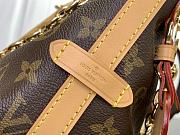 Fortok Louis Vuitton CarryAll BB Bag Brown Monogram Coated Canvas M13014 26×17x10cm - 2