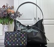 Fortok Louis Vuitton CarryAll Dark Medium Bag Black Tricolor M25143 39x30x15cm - 1