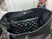 Fortok Louis Vuitton CarryAll Dark Medium Bag Black Tricolor M25143 39x30x15cm - 4
