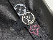 Fortok Louis Vuitton CarryAll Dark Medium Bag Black Tricolor M25143 39x30x15cm - 2