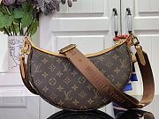 Fortok Louis Vuitton Loop Bag Brown Monogram Coated Canvas M12939 22x9x33cm - 3
