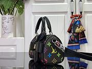 Fortok Louis Vuitton Nano Speedy Bag Black Multicolor M13406 16x11x9cm - 5