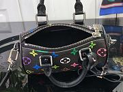 Fortok Louis Vuitton Nano Speedy Bag Black Multicolor M13406 16x11x9cm - 4