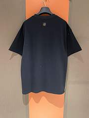 Fortok Louis Vuitton Beaded LV Vers Motif T-shirt Black  - 2