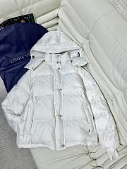 Fortok Louis Vuitton Monogram Puffer Jacket White  - 6