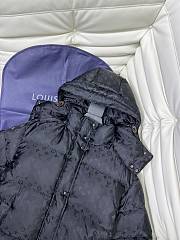 Fortok Louis Vuitton Monogram Puffer Jacket Black - 2