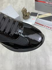 Fortok Prada America's Cup Sneakers Black Patent Leather And Technical Fabric   - 6