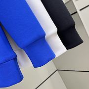 Fortok Prada Recycled Double Jjersey Sweatshirt Black / White / Blue - 6