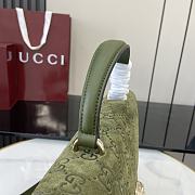 Fortok Gucci Dionysus Mini Top Handle Bag Green Suede 813399 29.5x20x10.5cm - 6