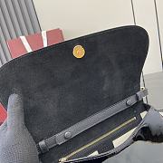 Fortok Gucci Blondie Small Shoulder Bag Black Patent Leather 814952 29.5x12.5x7cm - 2