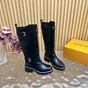 Fortok Louis Vuitton Beaubourg High Boots Black - 3