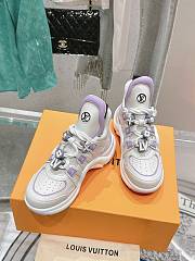 Fortok Louis Vuitton LV Archlight Sneaker White/Purple - 3