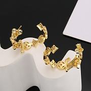 Fortok Louis Vuitton Earrings Gold - 5