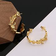 Fortok Louis Vuitton Earrings Gold - 3