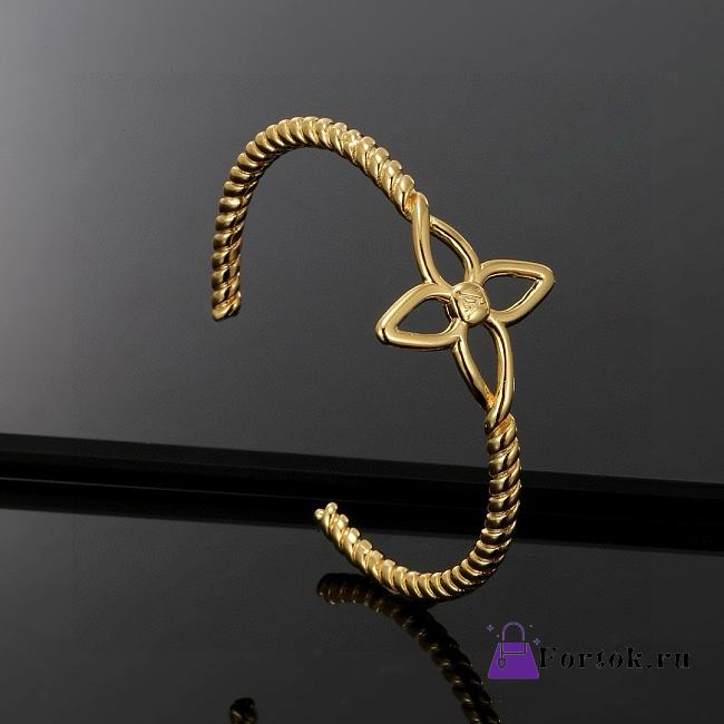 Fortok Louis Vuitton Four-leaf Clover Open Bracelet - 1