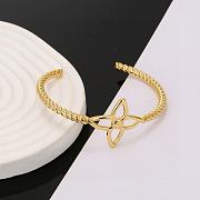 Fortok Louis Vuitton Four-leaf Clover Open Bracelet - 6