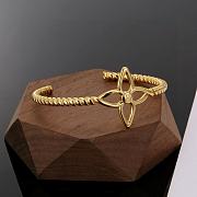 Fortok Louis Vuitton Four-leaf Clover Open Bracelet - 5