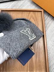 Fortok Louis Vuitton Classic Wool Knitted Hat Grey - 6