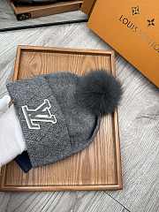 Fortok Louis Vuitton Classic Wool Knitted Hat Grey - 5