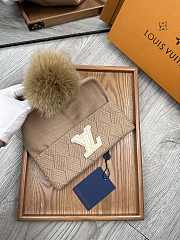 Fortok Louis Vuitton Classic Wool Knitted Hat Brown - 4