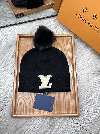 Fortok Louis Vuitton Classic Wool Knitted Hat Black