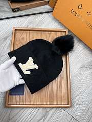 Fortok Louis Vuitton Classic Wool Knitted Hat Black - 6