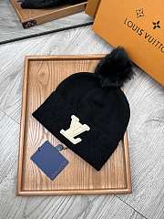 Fortok Louis Vuitton Classic Wool Knitted Hat Black - 5