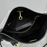 Fortok Balenciaga Bel Air Hobo Bag Black 92881 27x9x28cm  - 6