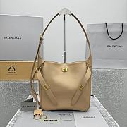 Fortok Balenciaga Bel Air Hobo Bag Beige 92881 27x9x28cm - 1