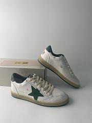 Fortok Golden Goose Ball Star Green Heel Sneakers  - 1
