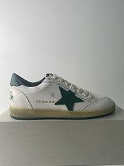 Fortok Golden Goose Ball Star Green Heel Sneakers  - 5