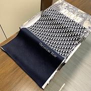 Fortok Dior Scarf Blue & White 32x180cm - 3