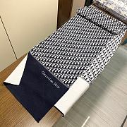 Fortok Dior Scarf Blue & White 32x180cm - 2