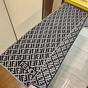 Fortok Fendi Classic FF Scarf Black & Grey 32x200cm - 4