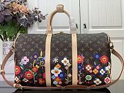 Fortok Louis Vuitton x Murakami Keepall Bandoulière 45 Bag M14182 45x27x20cm - 6